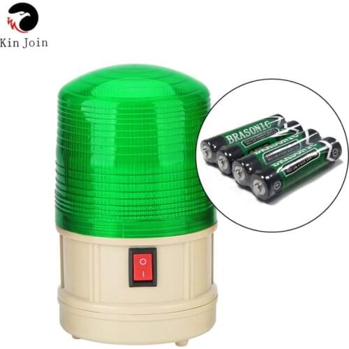 KINJOIN LTD-5088 Dry Battery Flash Light Mine Alarm Magnet Ceiling LED Strobe Warning Light Outdoor Alarm Light