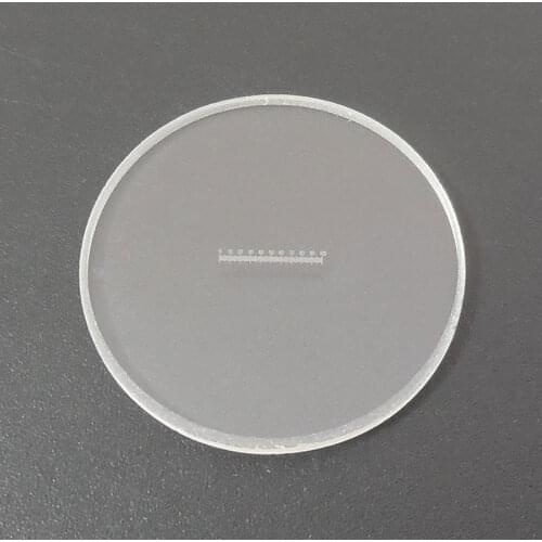 1PC Microscope Eyepiece Calibration Slide DIV=0.05 D=19 Micrometer Ocular Graticule High Precise Microscope Ruler Reticle Scale