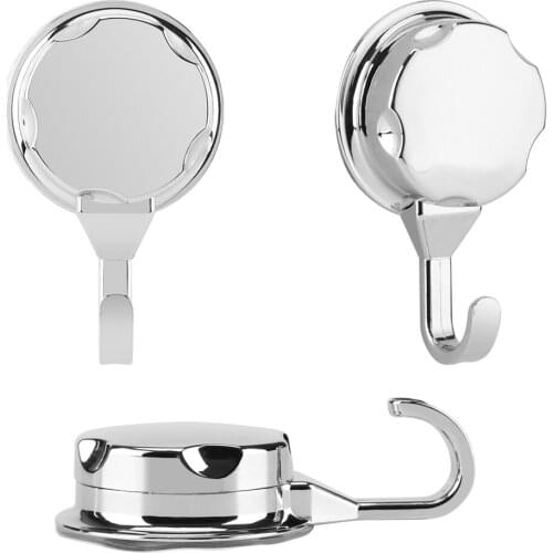 3Pcs/Set ABS Towel Wall Hook Rack Holder With Suction Cup For Bathroom Kitchen Wall Hook Kitchen Holder Hanger Accessories