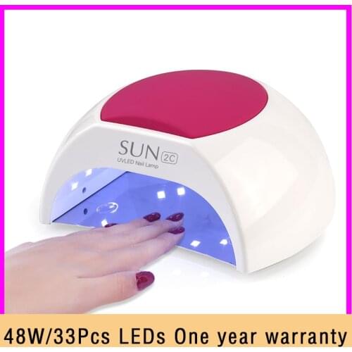 48W/80W SUN LED nail lamp UV LED Lamp Nail Dryer 36 PCS LEDs Nail Lamp For Curing UV Gel Nail Polish With Sensor LCD Display