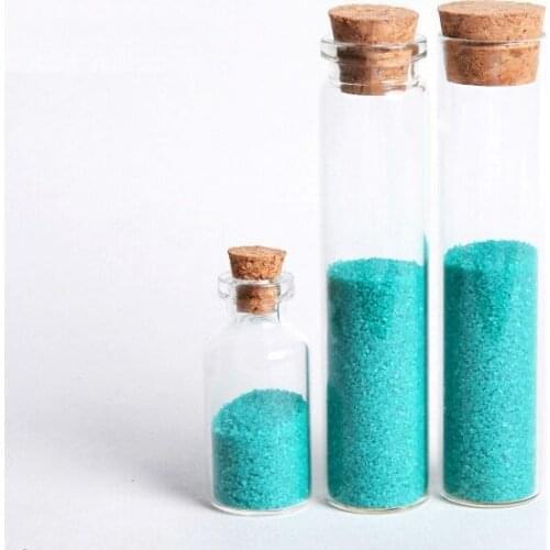 800pcs 5ml 13ml Mini Small Tube Glass Bottles with Clear Cork Stopper Jars Tiny Wedding Vials Message Favor Containers Jewelry