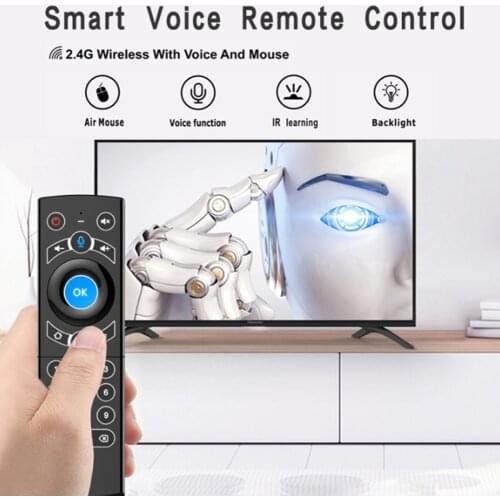 2.4GHz Wireless Air Mouse Voice Gyro IR Learning Remote Lightness Portability No Space Occupy for Android TV Box