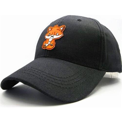 Small Fox embroidery cotton Casquette Baseball Cap hip-hop cap Adjustable Snapback Hats for kids men women 124