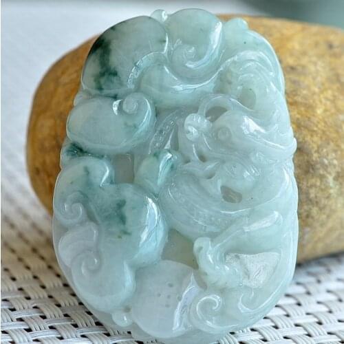Hetian jade kingfisher flower flower pendant pendant jade warmJ20