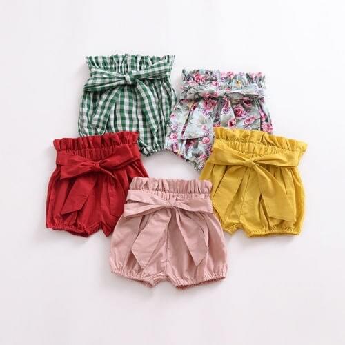 Pudcoco US Stock New Fashion Toddler Bowknot Baby Girl Shorts PP Cotton Pants Nappy Diaper Covers Bloomers