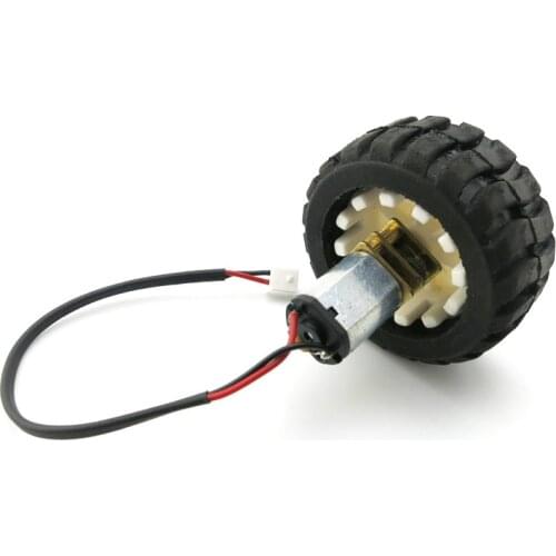JMT N20 Micro Gear Motor & Rubber Wheels for DIY Robot Smart Car Module 3V 6V N20 Metal DC Change Speed Gearbox Motor Wheel Kits