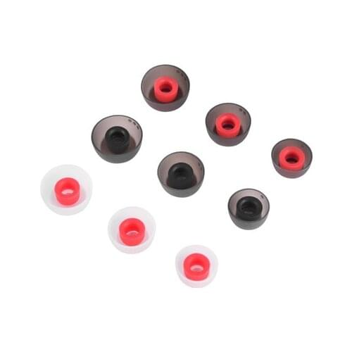 New TWS-joy Replacement Silicone Earbuds for Jabra Elite/ Active/ Evolve 65t, Elite 75t/ Sport, Creative Outlier Air/ Gold