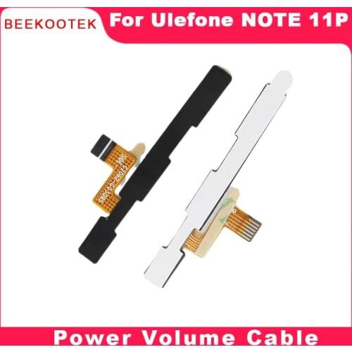 New Original Ulefone Note 11P Phone Power Volume Flex Cable FPC Accessories For Ulefone Note 11P 6.55'' Android 11 Smartphone