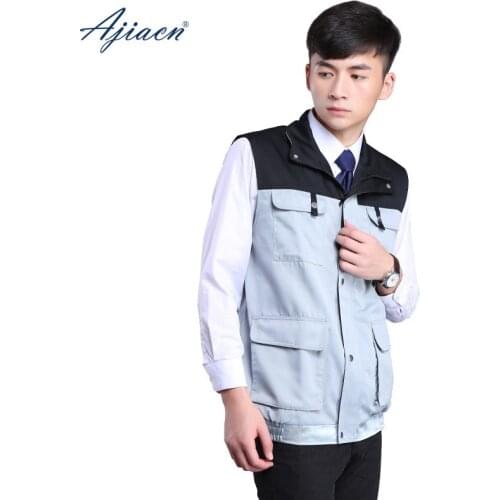 Direct selling anti-electromagnetic radiation zipper placket vest jacket Wireless communication base station EMF shielding vest