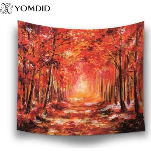 Oil Painting Pattern India Bohemia Mandala Tapestry Wall Hanging Tapestries Scenery Beach Towel Blanket TableCloth Home Decor