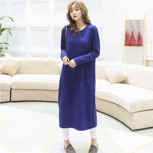 Russian winter women round neck casual Elegant basic long maxi velvet dress ,6XL 8XL plus size Autunm streetwear party dresses