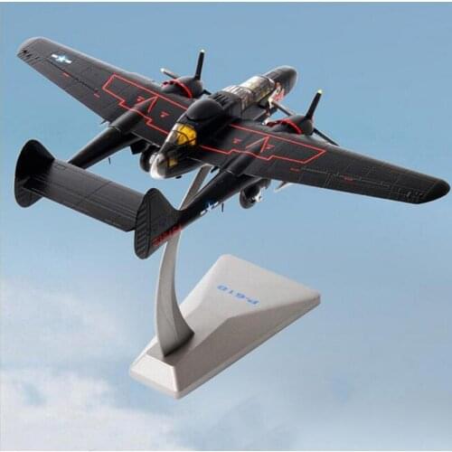 1/72 scale US American Black Widow P61 Airplane P61 Propellers aircraft bomber airplane models adult children toys military