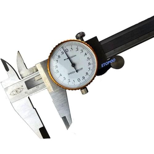 150mm 6inch Shock proof Dial Caliper 0-150mm Dial Vernier Caliper micrometer gauge