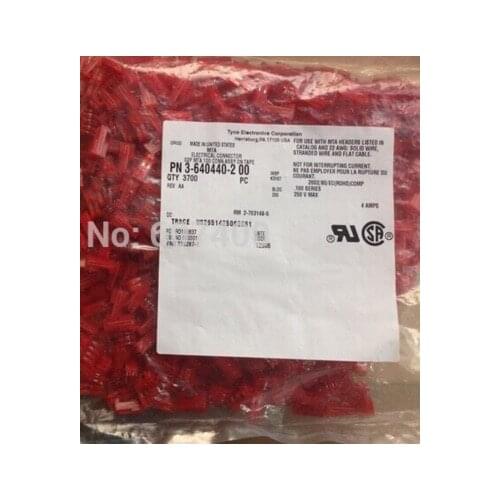3-640440-2 CONN RECEPT 2POS 22AWG MTA100 red color TYCO AMP housings connectors terminals 100% new and original parts