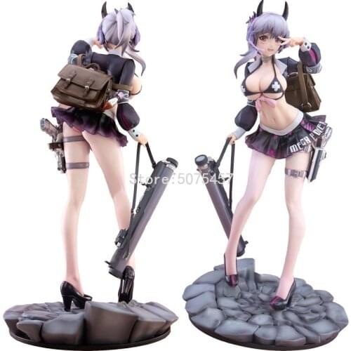 22cm DAMTOYS Anime Figure After-School Arena Fourth Shot Megapower Action Figure ELF Vol.4 Mega Power Figurine Model Doll Toys