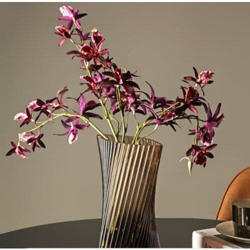 Large Modern Vase Table Living Room Nordic Creative Hydroponics Flower Pot Glass Plante Adornos Salon Home Decoration ED50HP