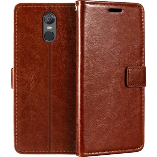 Case For Tecno Pouvoir 2 Wallet Premium Leather Magnetic Flip Case Cover With Card Holder And Kickstand For Tecno Pouvoir 2 Pro