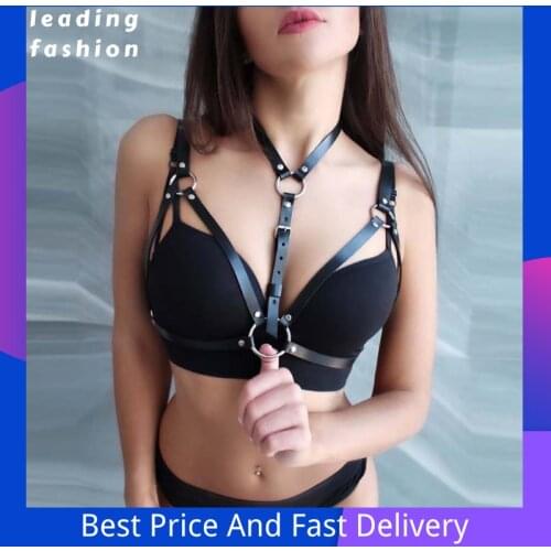 CKMORLS Women Sexy Lingerie Body Bondage Leather Harness Bra Cage Bdsm Waist Garter Belts Suspenders Harajuku Sexy Chest Strap