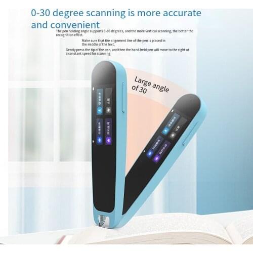 Chinese / English New with Touch Screen Support WiFi Portable Scan Translation Pen Exam Reader Voice Language Translator Device
