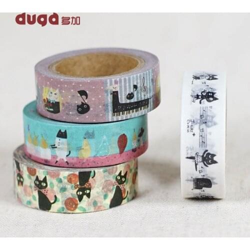 Cute Creative Emoticon Masking Washi Tape DIY Decorative Adhesive Tape For Diary Scrapbooking Decoration Office School Supplies