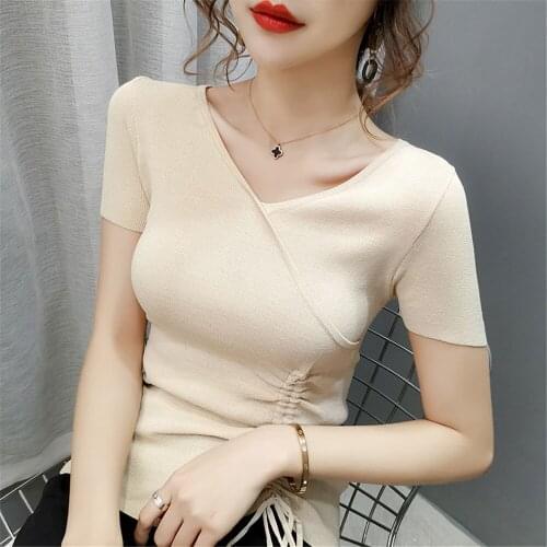 Женские однотонные футболки Lafaerter China At AliExpress