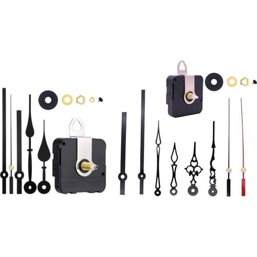 Quartz Clock Movement Clock Replacement Mechanism with Long Hands for DIY Clock
