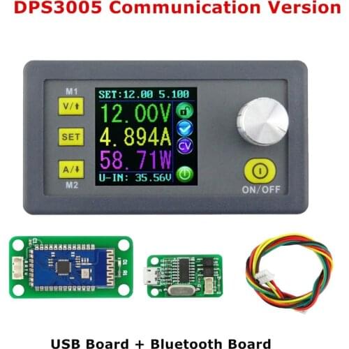 DPS3005 Constant Voltage Current Step-down Programmable Control Supply Power Module Buck Voltage Converter Color LCD Voltmeter