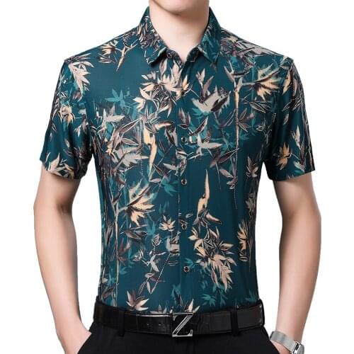 2021 Designer Fashion Summer Short Sleeve Mens Clothing Luxury Print Shirt for Men Shirts Vintage Streetwear Jerseys Dress 1018