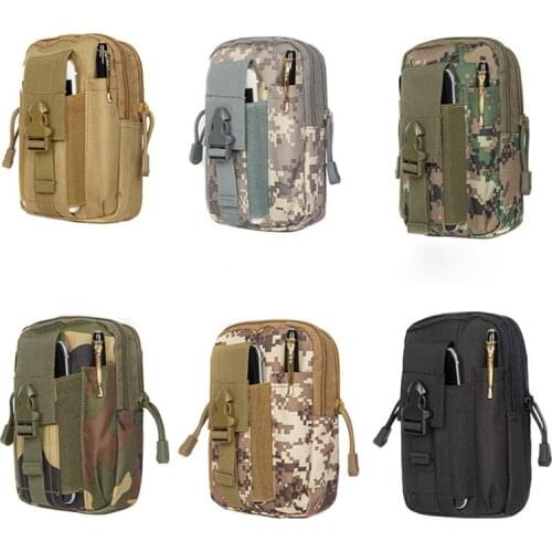 New Arrival Tactical Molle Pouch Belt Waist Pack Bag Small Pocket Military Waist Fanny Pack Phone Pocket for Samsung Iphone