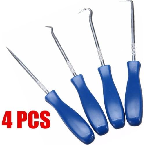 New Arrival 4PCS Car Pick & Hook Set O Ring Oil Seal Gasket Puller Remover Craft Hand Tool Car Repair Tools Kit