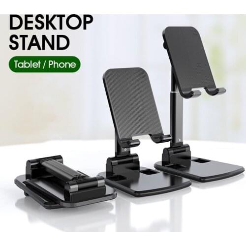 Table Desk Stand Holder Desktop Mount Cradle Holder Desk Charge Cable Stand for iPad Pro Air Tablets Cell Phone Bracket Rotation