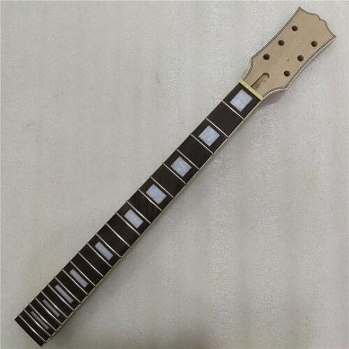 Unfinished Mahogany 22 Frets Electric Guitar Neck Rosewood Fingerboard bolt-on neck