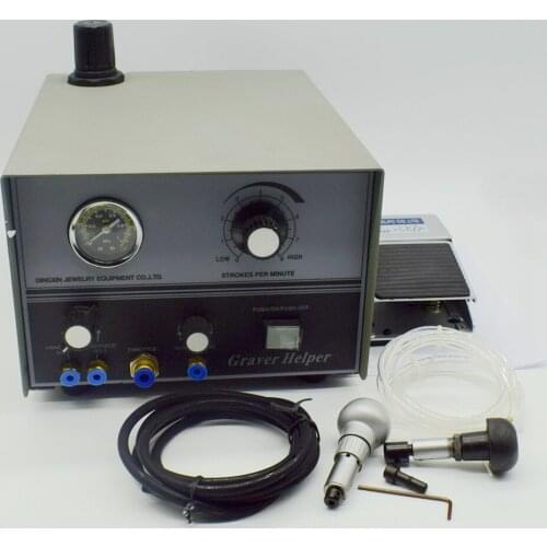 Pneumatic Impact Engraving Machine Graver Jewelry Engraver Double Ended 220V