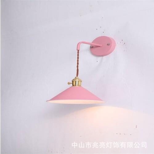 Loft glass wall sconces bed wall lamp blue wall light glass ball bedroom light corridor living room bedroom bedside wall lamp