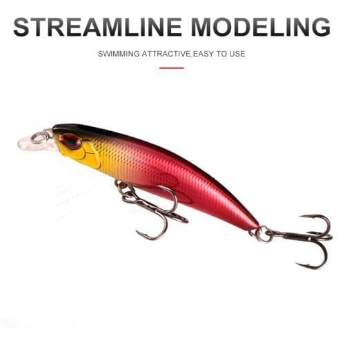 Cat Claw Minnow Fishing Lure 3D Eyes Lure Premium Series Cat Claw Artist Freshwater Hard Bait 6g 68mm Professional Sharp Hook