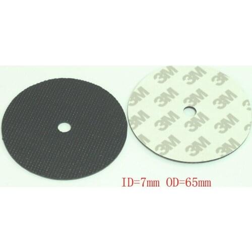 2pcs 65mm Rubber Washer with 1/4" Hole and 3M adhesive for Tripod / Bracket/5D (pack of two)