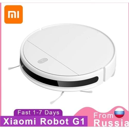 New XIAOMI MIJIA Mi Sweeping Mopping Robot Vacuum Cleaner G1 for home cordless Washing 2200PA cyclone Suction Smart Planned WIFI