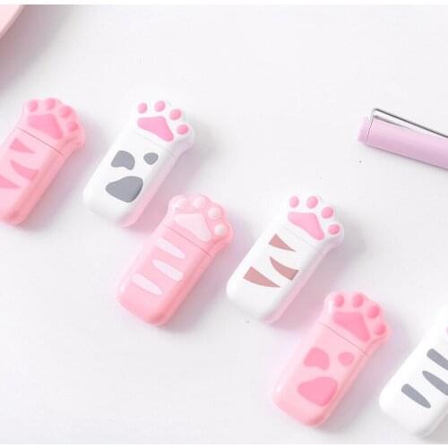 1 Pcs Lovely Kawaii Cat Claw Cute Correction Tape Stationery Office School Supplies Kid Gift School Kawaii Accessories