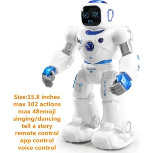 Newest Type Smart Robots App Control Singing/Dancing Smart Early Education Robot APP Gravity Sensor RC Toys Gift For Kids