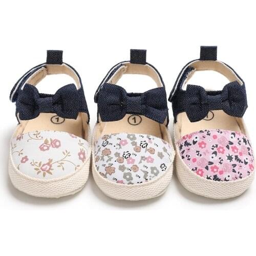 Xia Chunqiu 0-1 female baby princess shoes soft bottom shoes non-slip baby toddler shoes