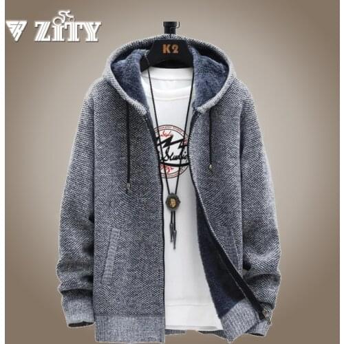 ZITY Men's Cardigans With A Hood