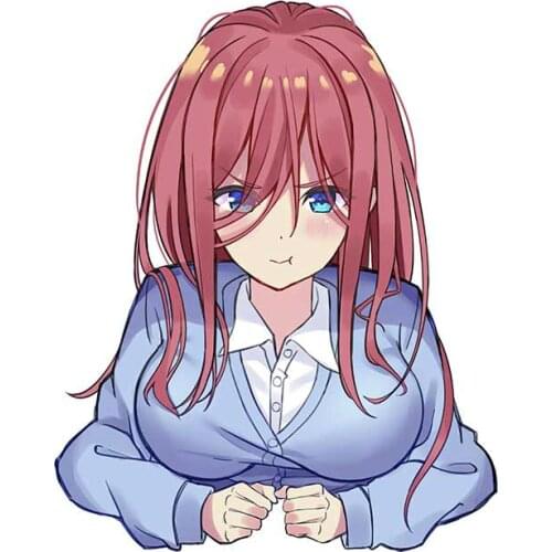 11cm X 13cm 1 piece for Amagi Brilliant Park Latifa Sento Isuzu Kimono Car Sticker Sunscreen Waterproof Decal