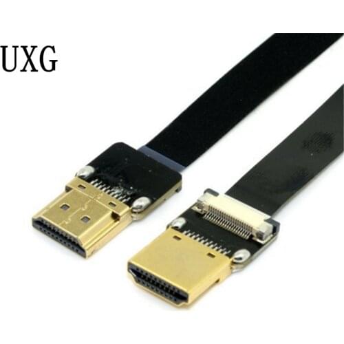 10cm/20cm / 50cm FPV HDMI-Type A Male To HDMI-Male HDTV FPC Flat Cable For Multicopter Aerial Photography