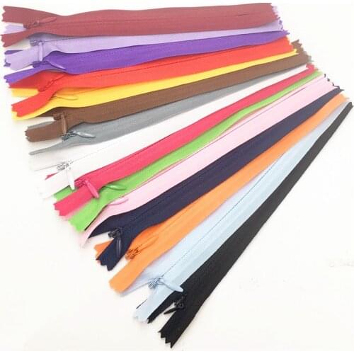 15cm 6 inch 3# Nylon Close End Invisible Zippers For DIY Sewing 45Pcs/lot 15Color