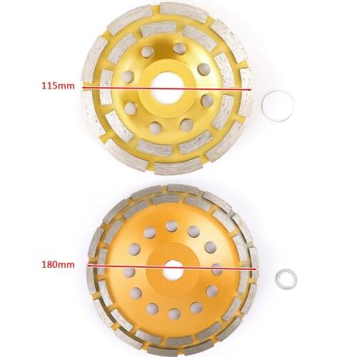Artudatech Diamond Cup Grinding Wheels Double Row Concrete 18/28 Seg Angle Grinder