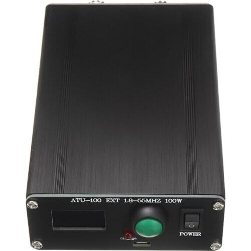 Automatic Antenna Tuner 100W 1.8-50MHz w/ 0.96" OLED ATU100 Assembled W/ Shell Communications Antennas