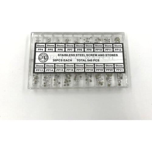 Crystal Watch Parts Rhinestone Diamond Watch Screws Stones Repair Watch Accessories Tools horloge onderdelen
