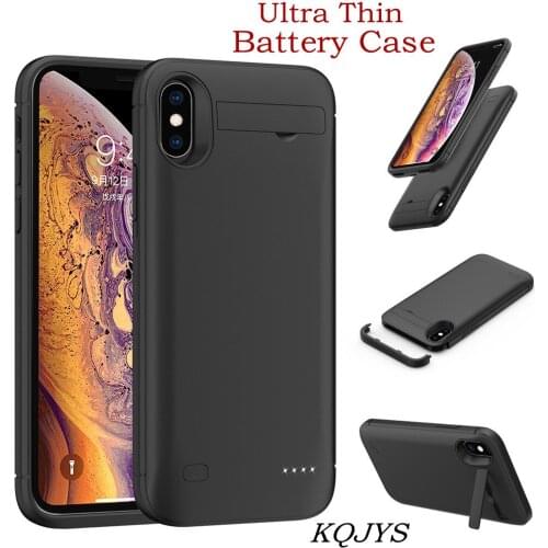 KQJYS 6200mAh UltraThin Backup Power Bank Battery Charger Cases for iPhone XR Portable Battery Charging Cover Case