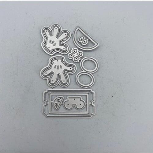 Metal Cutting Dies Head and Palms Scrapbook Embossed Paper Card Album Craft Template Stencil Dies