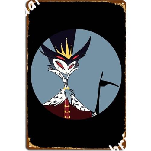 Stolas Helluva Bosses Metal Plaque Poster Personalized Wall Mural Poster Home Tin Sign Posters